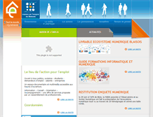 Tablet Screenshot of maison-emploi-blaisois.com